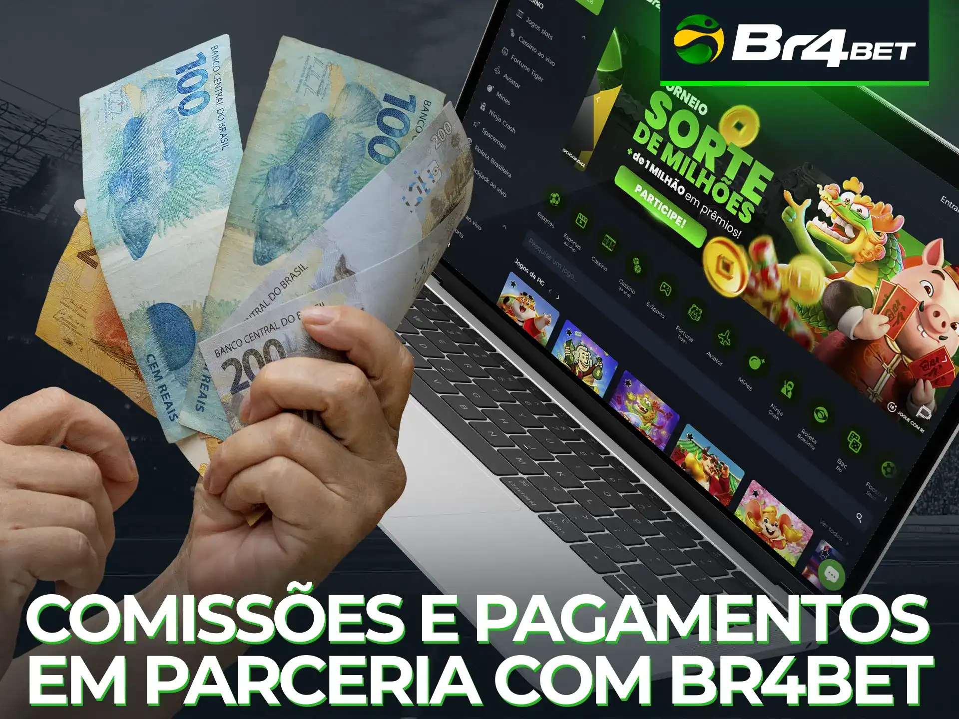 A Br4Bet oferece um sistema de comissão altamente competitivo.