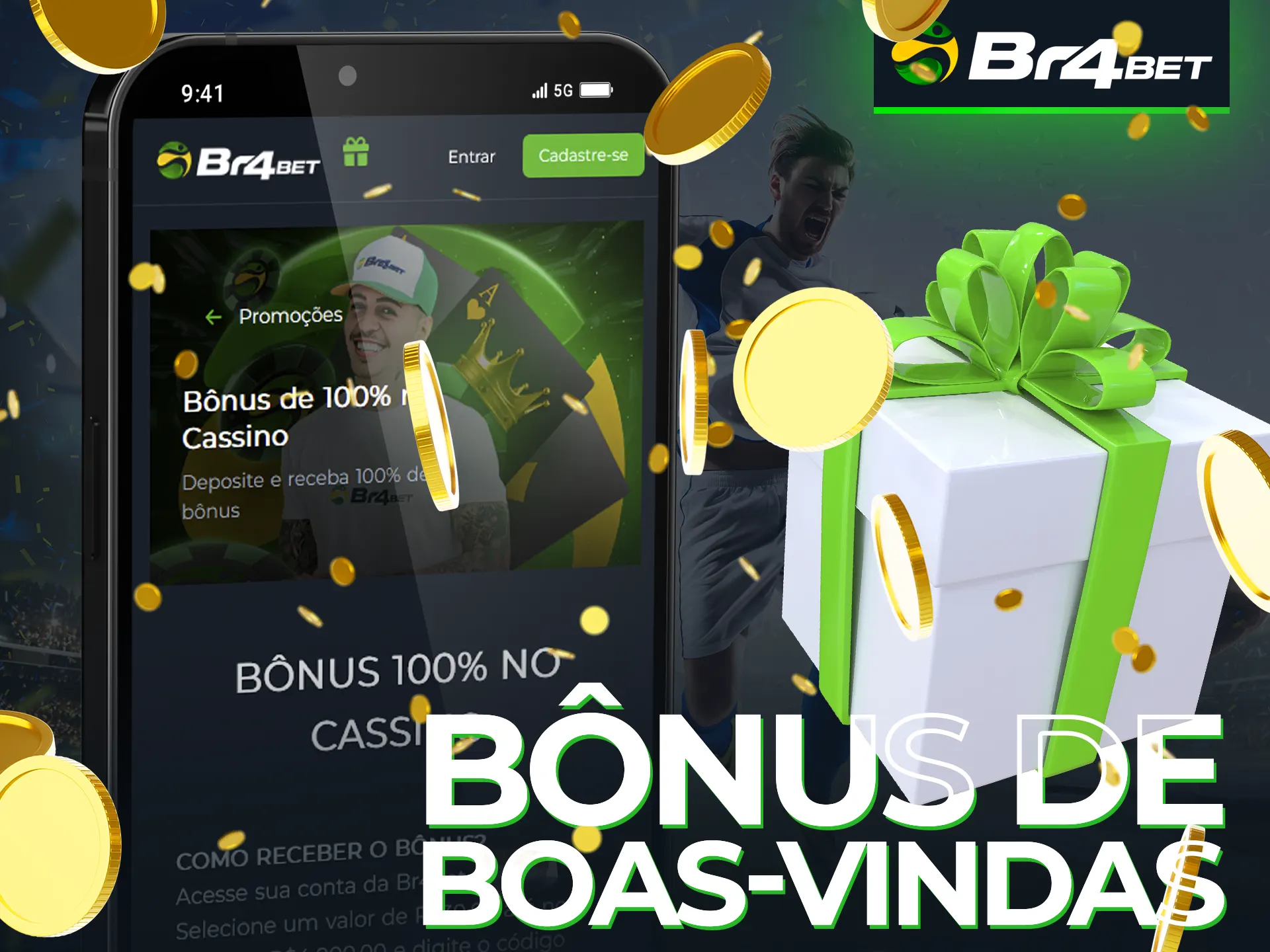 O Br4Bet oferece um bônus de boas-vindas atraente para novos usuários.