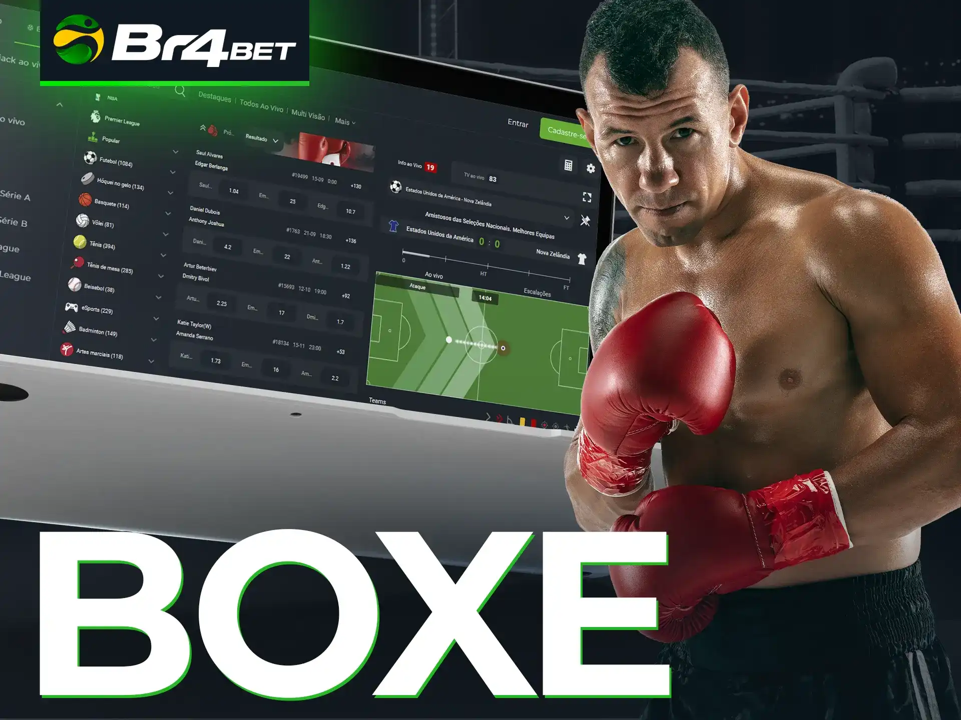 A Br4Bet oferece aos fãs de boxe a chance de apostar.