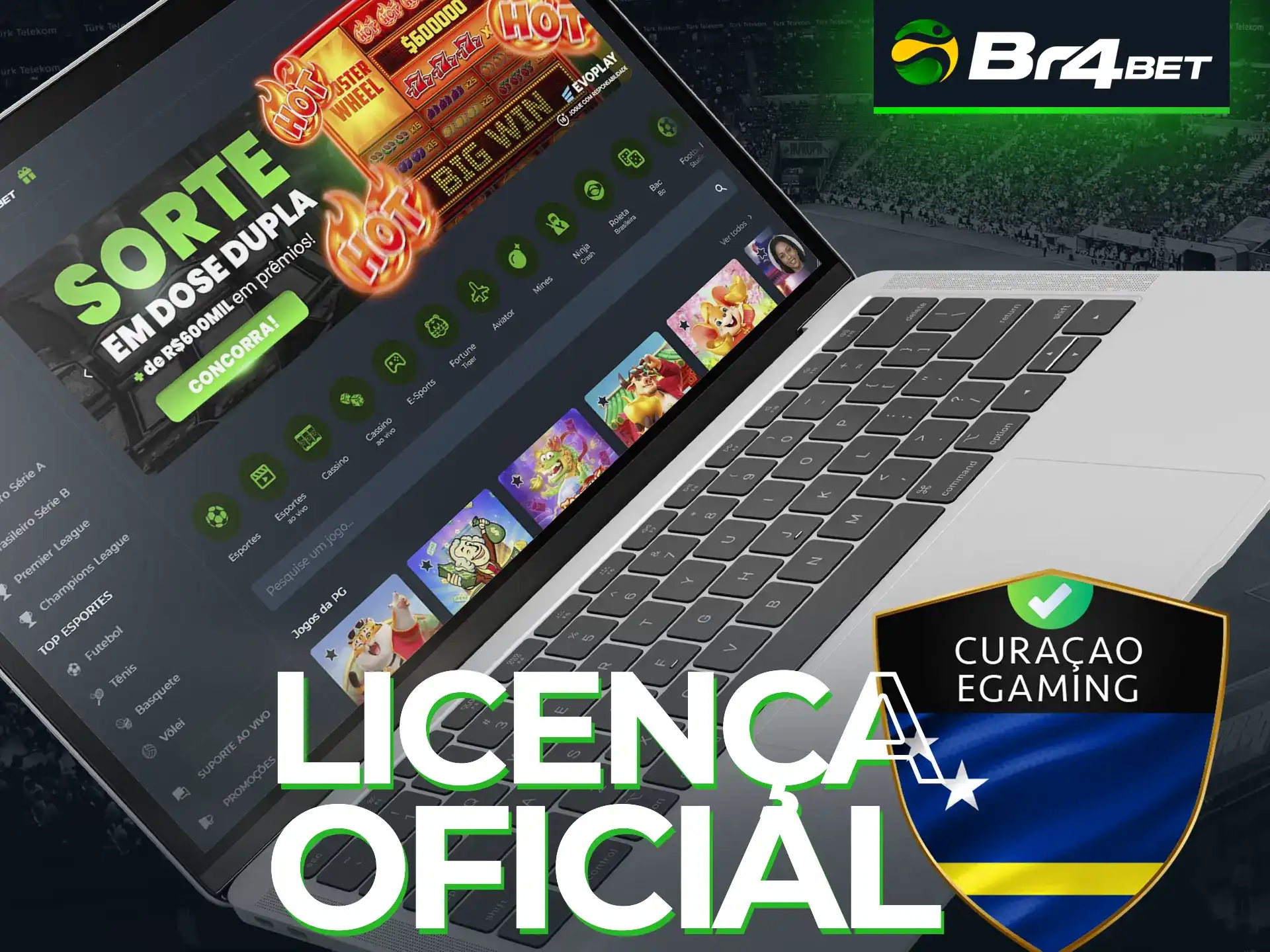 Br4Bet oferece serviços legais de jogos de azar no Brasil.