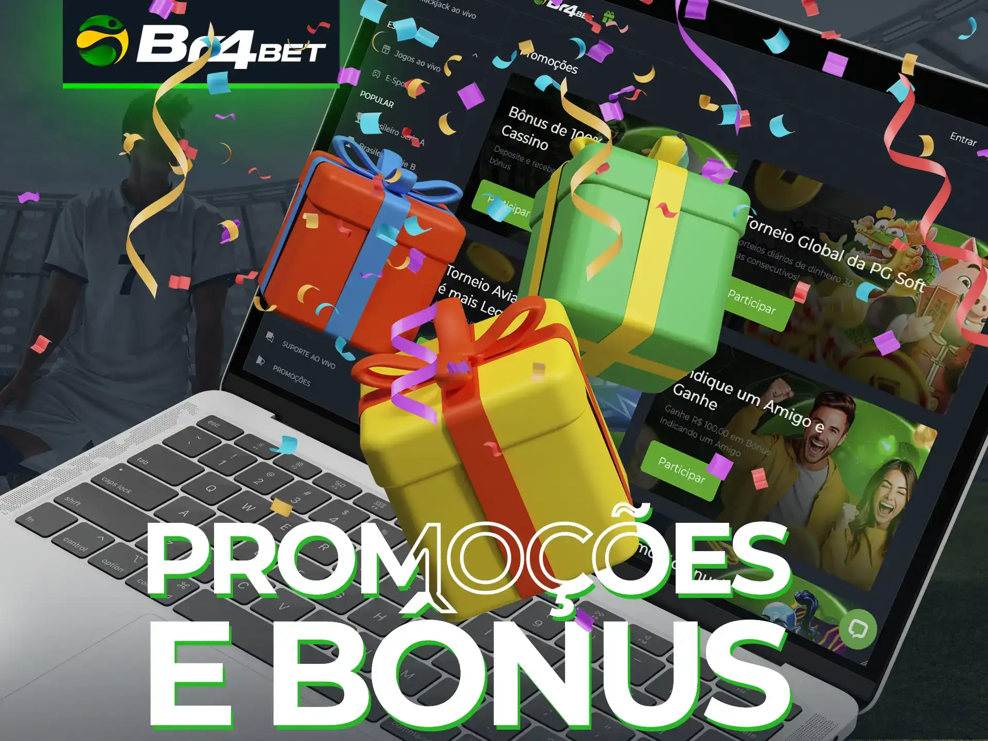 A plataforma Br4Bet oferece muitos bônus e promoções diferentes.