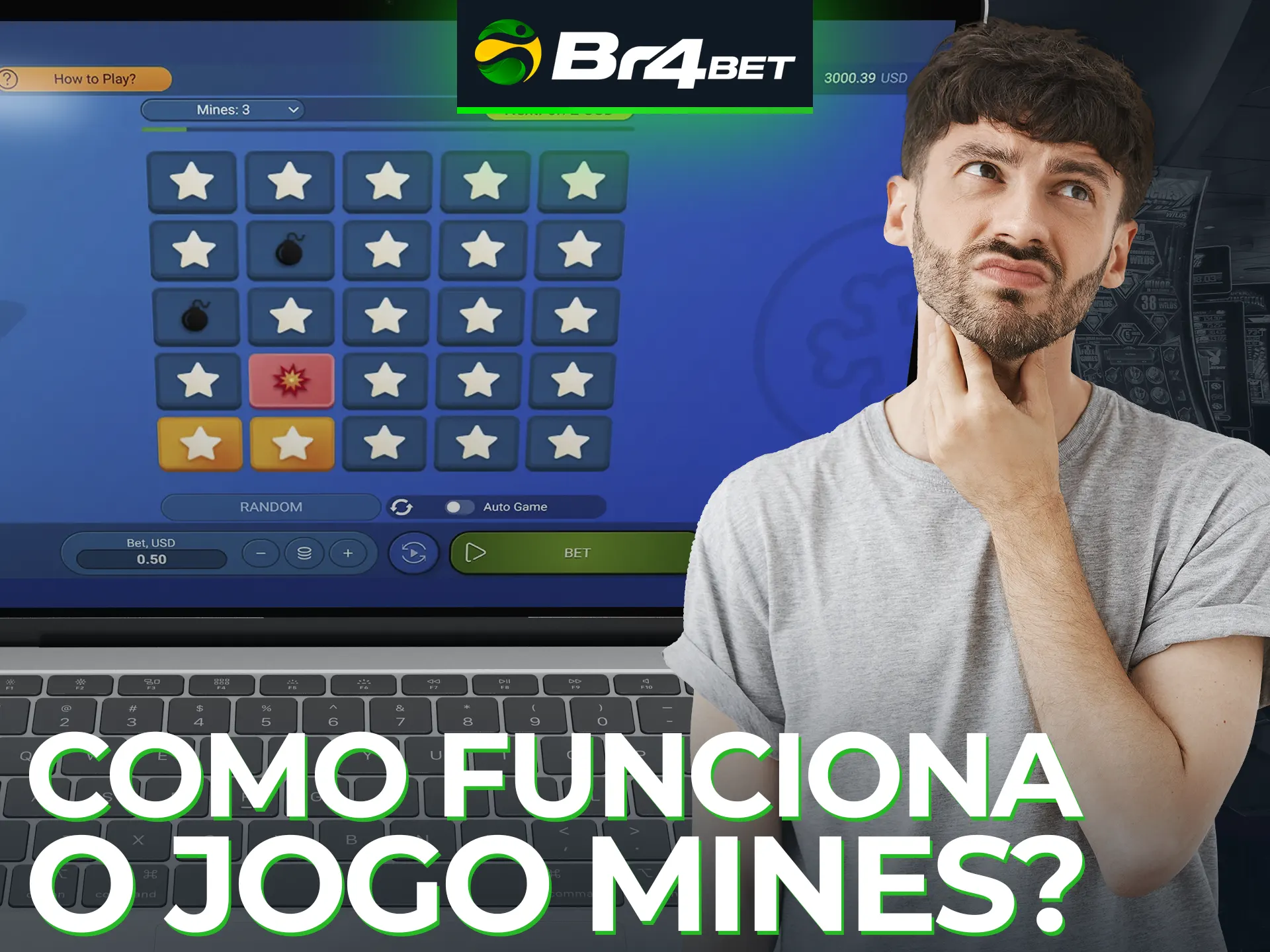 O Br4Bet Mines é um jogo acessível a todos.