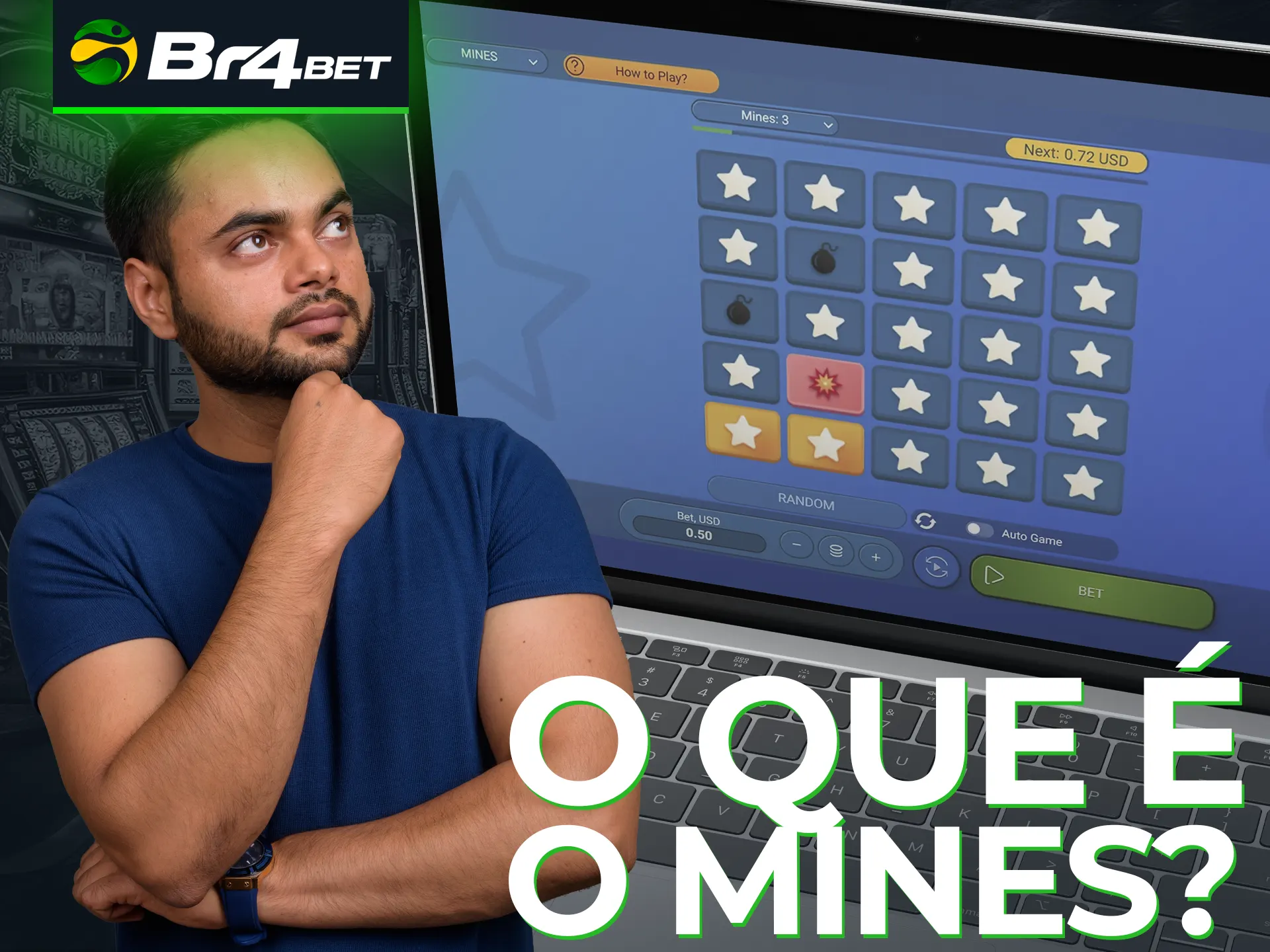 Obtenha altos ganhos no jogo Mines na Br4Bet.